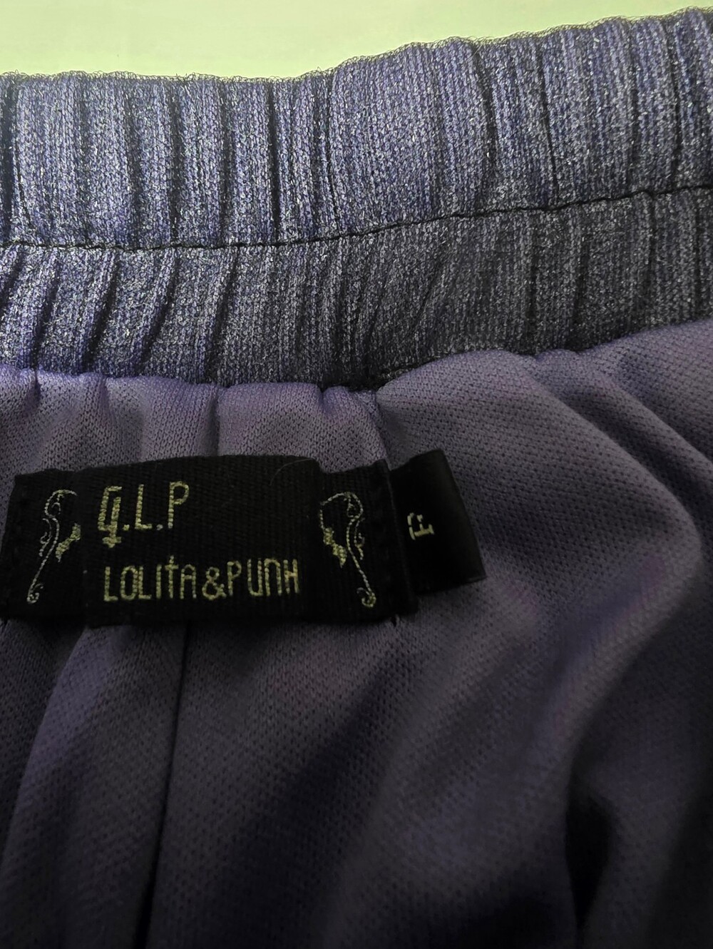GLP Lolita & Punk Purple Black Lace Mini Skirt Goth Punk Size F-Free Size - Picture 4 of 7